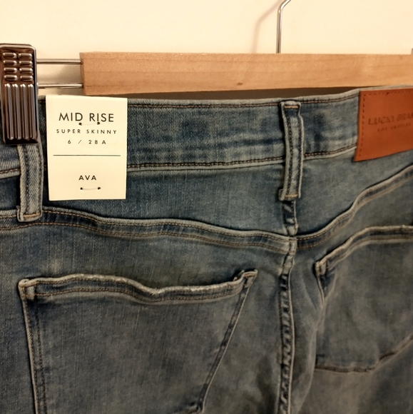 Lucky brand Ava skinny mid rise jeans NWT - Picture 4 of 5